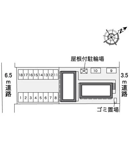 ★手数料０円★小松市矢田野町 月極駐車場